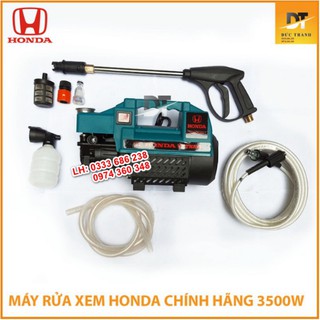 Máy rửa xe HONDA 3500W màu xanh