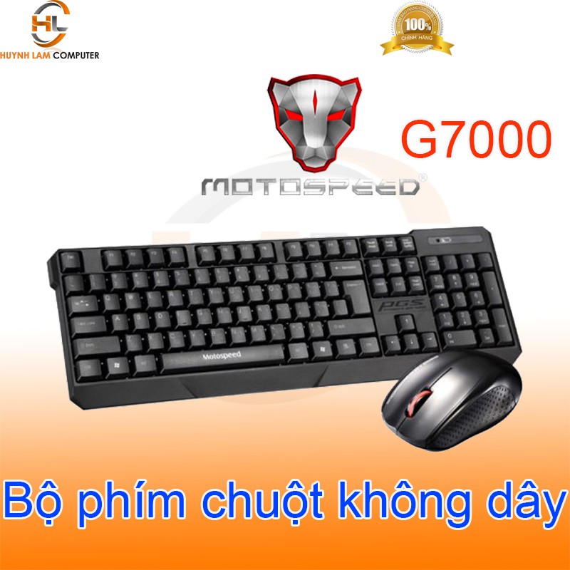 [Mã ELORDER5 giảm 10K đơn 20K] Bộ phím chuột-Bộ phím chuột không dây MotoSpeed G7000 NWH phân phối