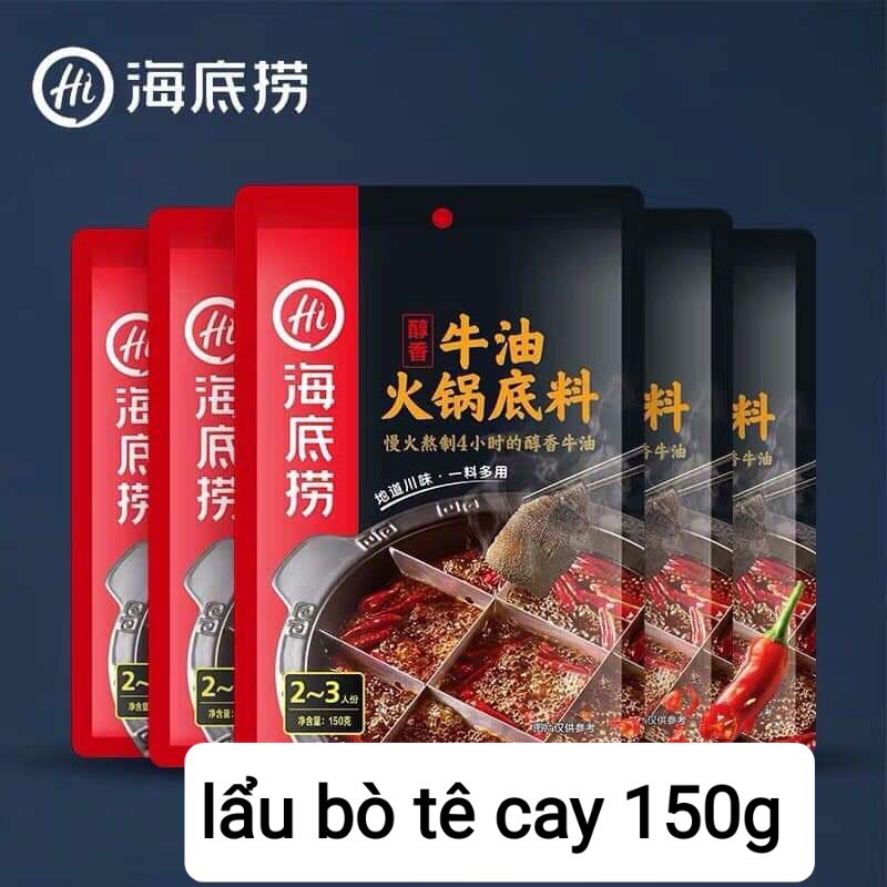 Cốt Lẩu Tứ Xuyên HADILAO Vị Bò Tê Cay | BigBuy360 - bigbuy360.vn