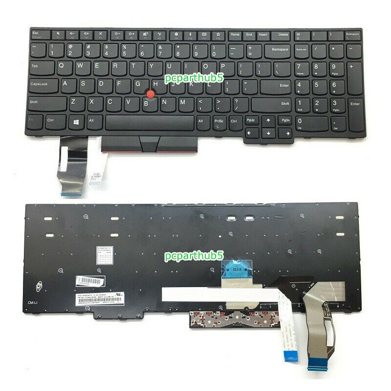 (KEYBOARD) BÀN PHÍM LAPTOP LENOVO E580 dùng cho Thinkpad Edge E580 E585 L580 T580 E590 T590 ( cáp góc bên nút ctrl)