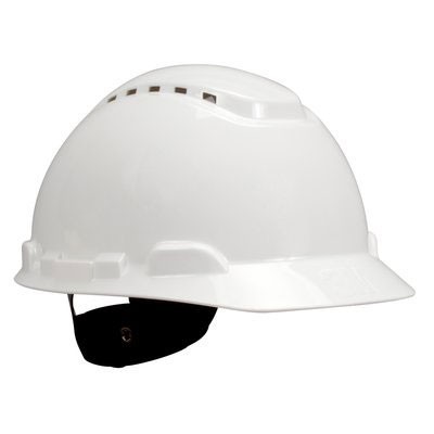 Mũ bảo hộ lao động 3M nhựa ABS màu trắng có lỗ thoáng ( khóa vặn linh động)