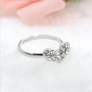 Nhẫn nữ đính đá phong cách Hàn Quốc độc đáo