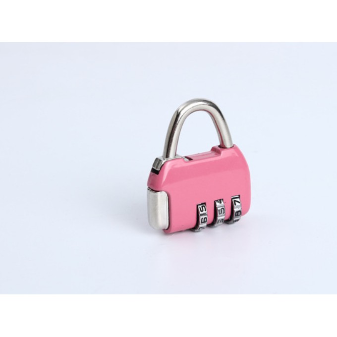 Ổ khóa, Khóa Hành Lý 3 Chữ Số Mini Bằng Kim Loại,  khóa mật khẩu hình túi siêu xinh