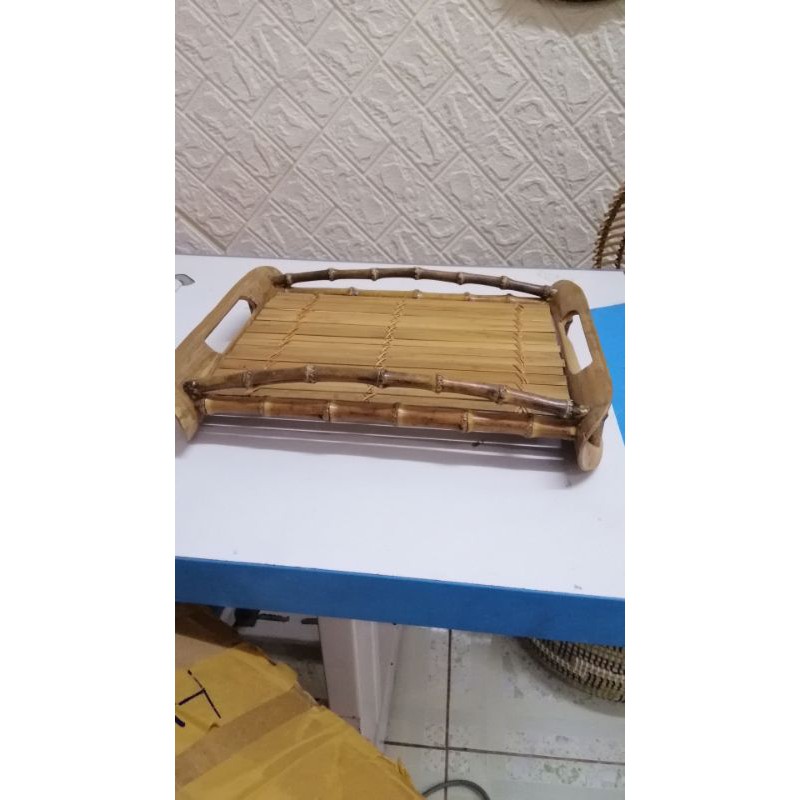 khay trà tre sản xuất khay trà chất liệu tre