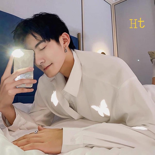 Áo Sơ mi phản quang Bướm toàn thân H2O687