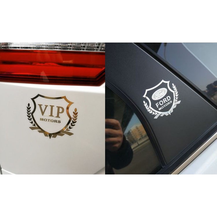 [1 chiếc] Decal Logo Các Hãng Xe, Logo Vip Dán Xe ô Tô Ms-191