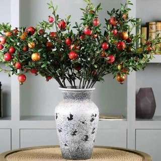 👉 Cành Lựu Giả - Cành Lựu Trang Trí 6 quả dài 95cm decor siêu đẹp - HÀNG NHẬP KHẨU