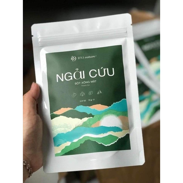 Bột xông mặt ngải cứu DVi nature