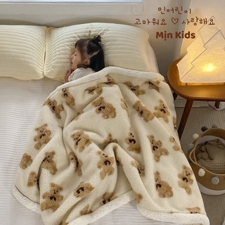 Chăn Gấu Lông Cừu Cashmere Dày Dặn Mềm Mịn