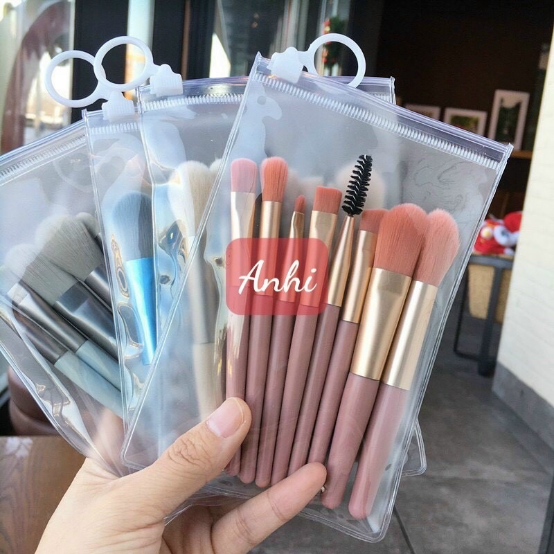 Bộ cọ 8 món túi zip