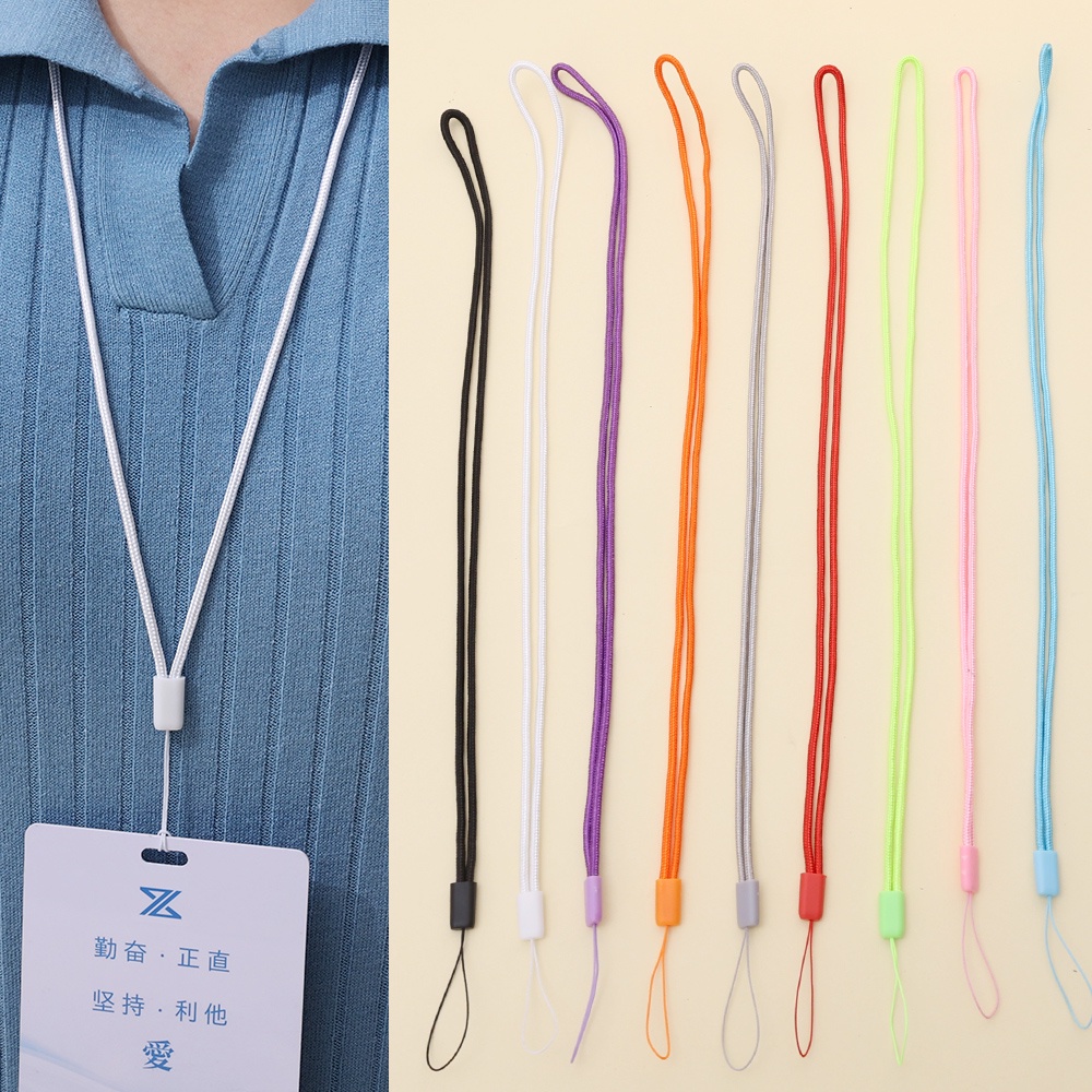 Dây Đeo Cổ Dài 40cm Bằng Nylon / Dây Treo Thẻ / Điện Thoại Đa Năng