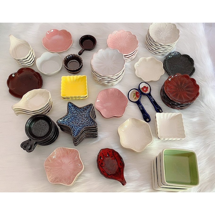 Bát chấm, chén chấm, chén gia vị nhiều màu (1 SET 6 CÁI BẤT KÌ)