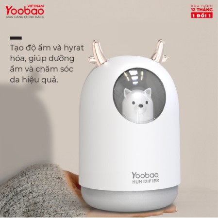 Máy phun sương tạo độ ẩm YOOBAO M106 💖FREESHIP💖 Dung tích 300ml - Chống khô da - Hàng chính hãng - Bảo hành 12 tháng