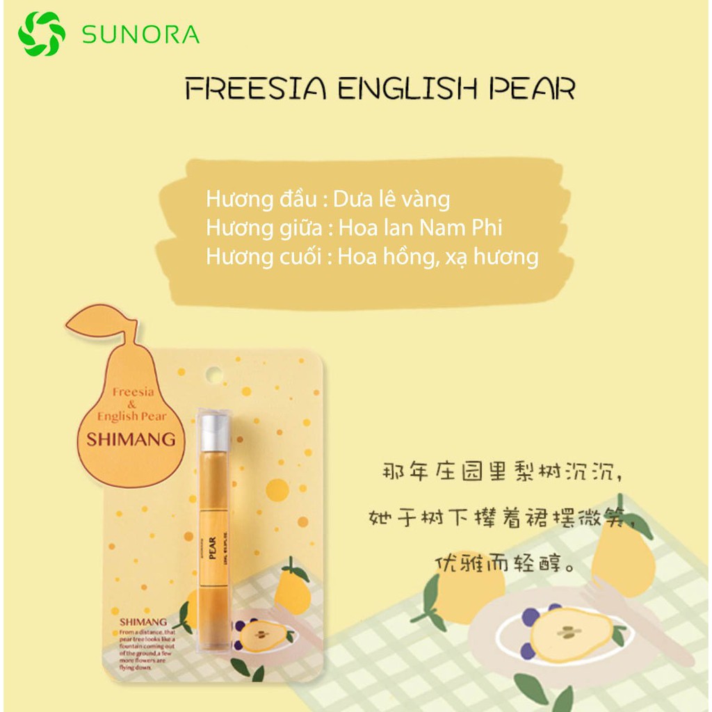 Nước Hoa Mini Bỏ Túi Dạng Ống Lăn Shimang 15ML Dream Siêu Dễ Thương | Thế Giới Skin Care
