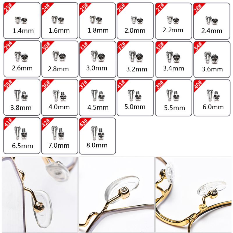 Bộ Dụng Cụ Sửa Chữa Mắt Kính Với Ốc Vít Và Dụng Cụ Lắp Đặt Cho Người Mới Bắt Đầu