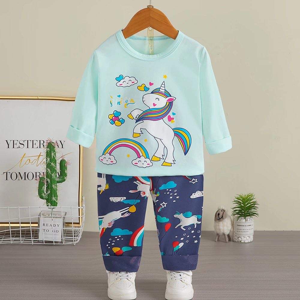 Đồ bộ quảng châu xuất Hàn cho bé gái - Bộ dài tay thu đông xuất Hàn cho bé gái