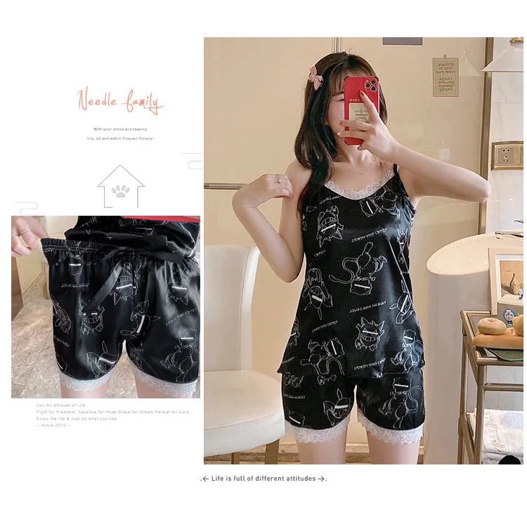 Bộ đồ ngủ nữ mặc nhà co giãn và mềm mại chất lượng cao đồ bộ đồ mặc nhà | BigBuy360 - bigbuy360.vn