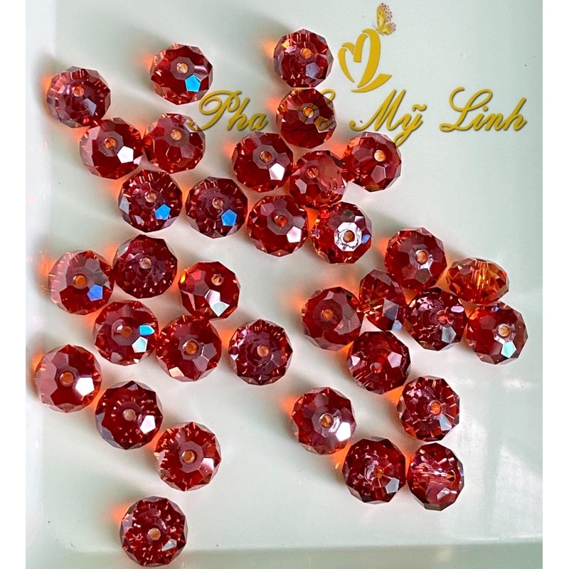 1 viên pha lê Swarovski bánh cam 12ly (chọn màu