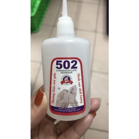 Keo dán sắt, gỗ ,... đa năng 502 cao cấp 70ml 100ml 200ml