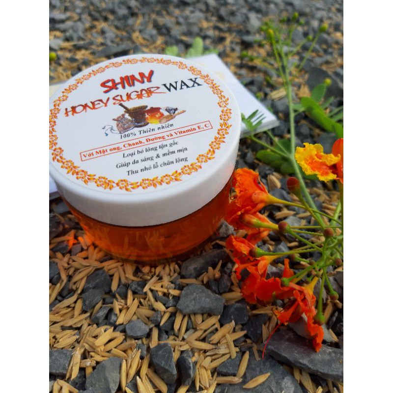 Wax lạnh mật ong SHINY HANDMADE 250G , tẩy sạch lông chân,lông tay, lông nách...