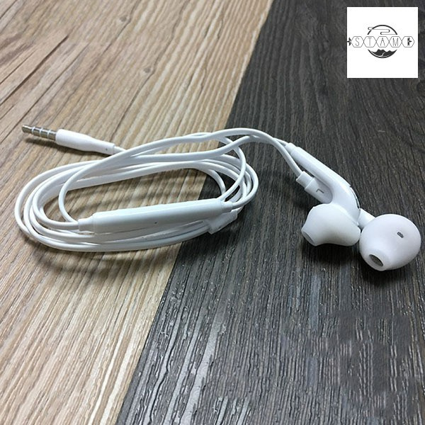 3.5mm Stereo Music Wired Earphone In Ear Earbud Control Headphone with Mic for Samsung S6/ S6 Edge