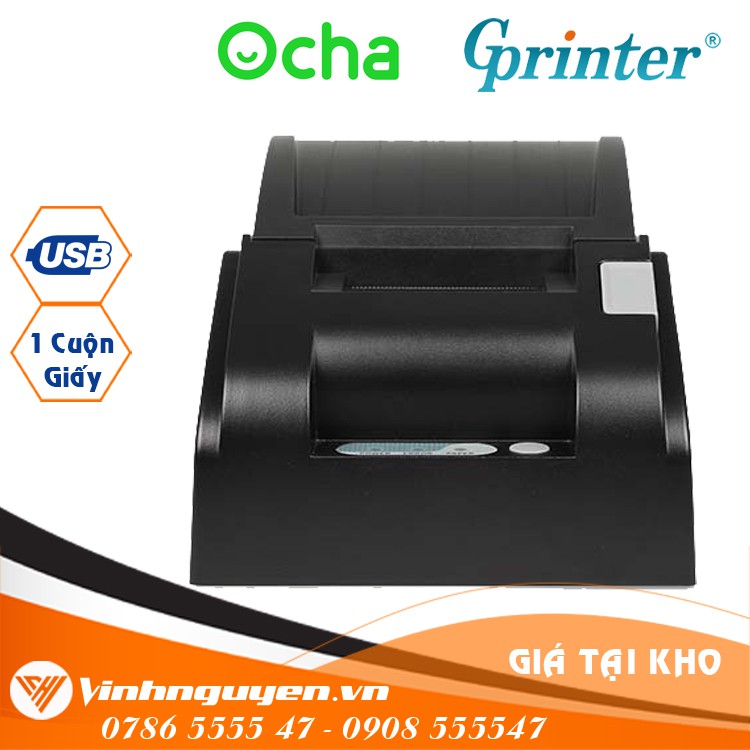 [XẢ KHO 5000 Cái] Máy in hóa đơn không dây OCHA POS GP-5890XIII [LAN+USB] | BigBuy360 - bigbuy360.vn