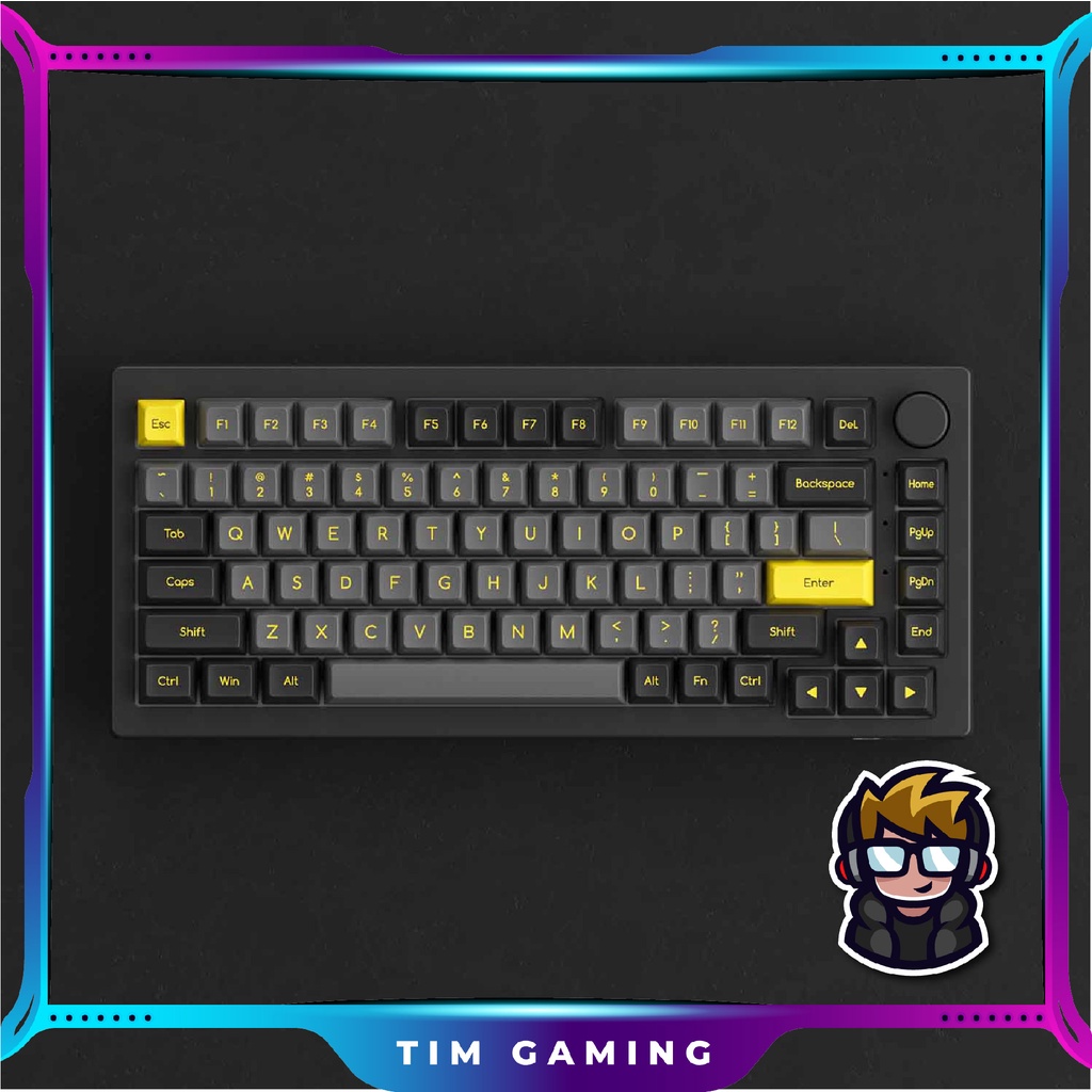 Bộ Keycap Akko SAL – Black&Gold