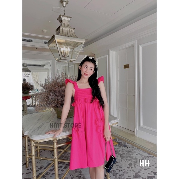 Váy Thô Cánh Tiên Ly Ngực 2 Màu Có Ảnh Thật Kèm Video