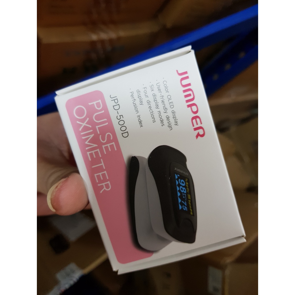 Máy đo nồng độ oxy trong máu SpO2 JUMPER JPD-500D OLED chính hãng