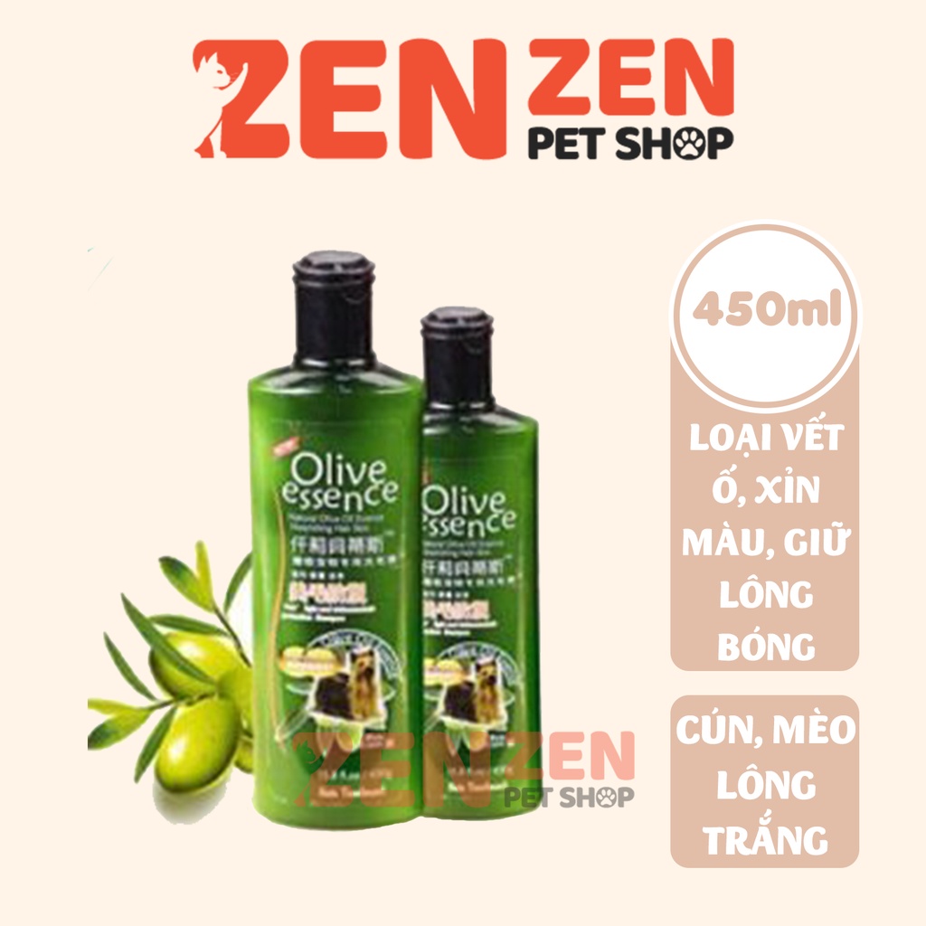 Sữa tắm chó mèo Olive Essence dành cho chó mèo