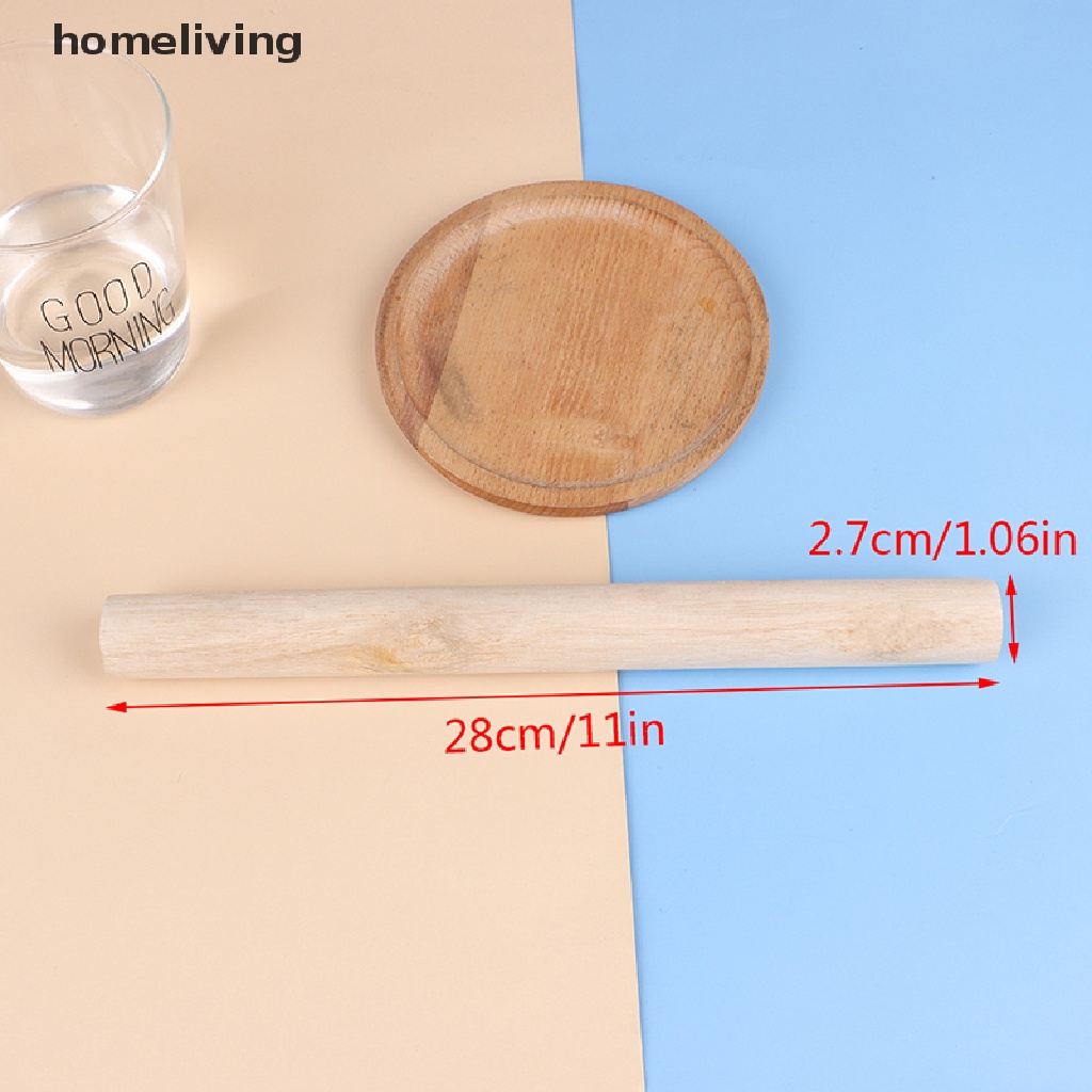 Cây Lăn Bột Bằng Gỗ Trơn Họa Tiết One Piece Phong Cách Vintage