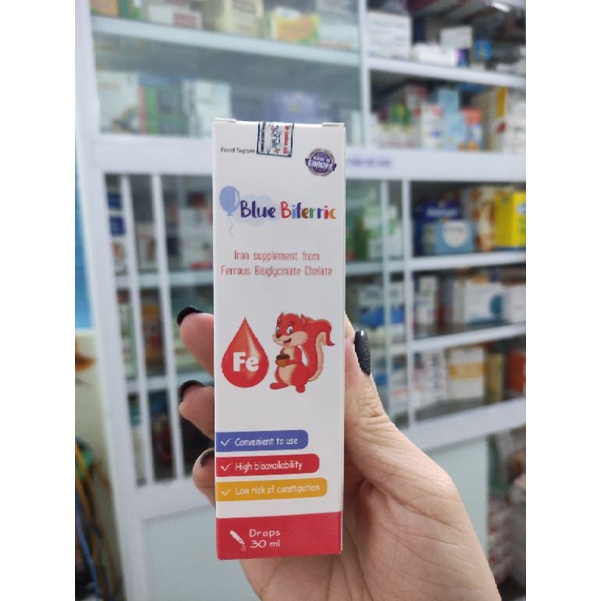 Sắt blue biferric cho bé từ 6 tháng, người lớn