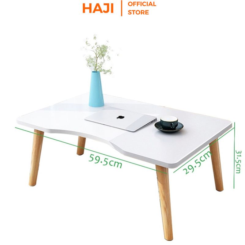 Bàn cafe mini chân gỗ sồi chắc chắn thương hiệu HAJI  A177