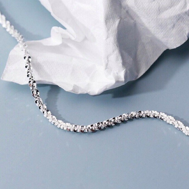 Lắc chân bạc 🍁FREESHI🍁 Lắc chân đính đá mặt trơn [lac bac](Lắc Chân Xù) | BigBuy360 - bigbuy360.vn