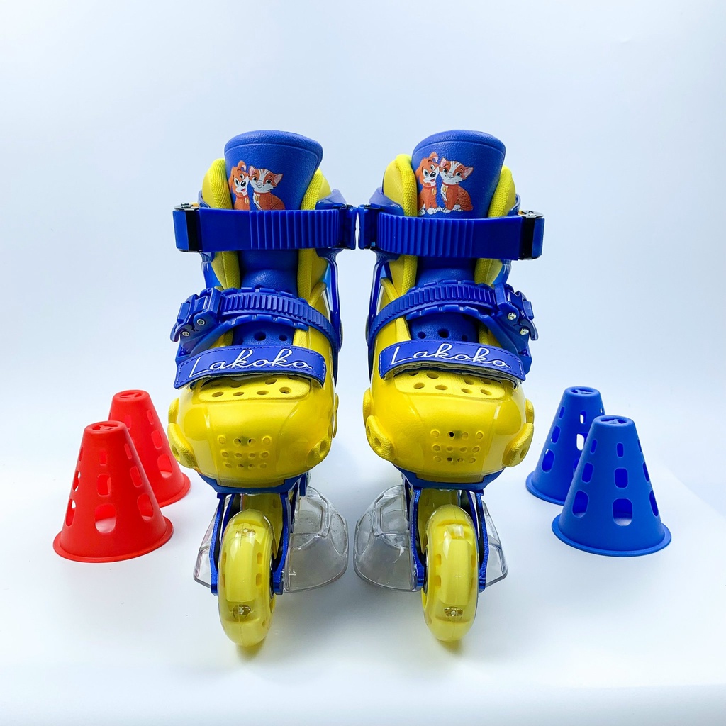 Giày patin Lakoko phiên bản giới hạn dành cho trẻ em 8 bánh phát sáng