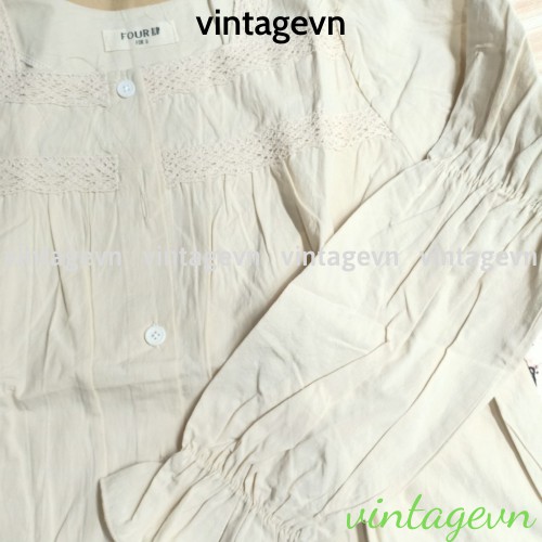 Áo babydoll tay bèo tiểu thư , sơ mi nữ cổ bèo tay FREESHIP 50K A010