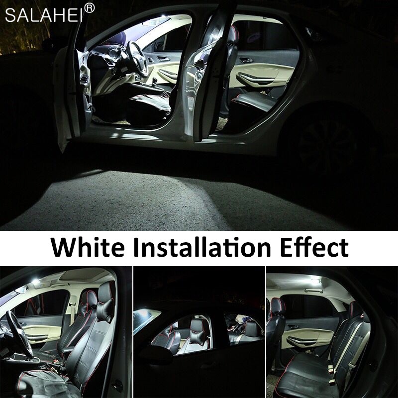 Set 8 Đèn LED Cho Nội Thất Xe Hơi 2014 2015 2016 2017 2018 2019 Mazda 3