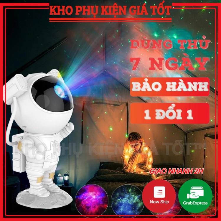 Đèn phi hành gia ZATO chiếu bầu trời sao phiên bản PREMIUM 2022 decor phòng ngủ, bàn làm việc