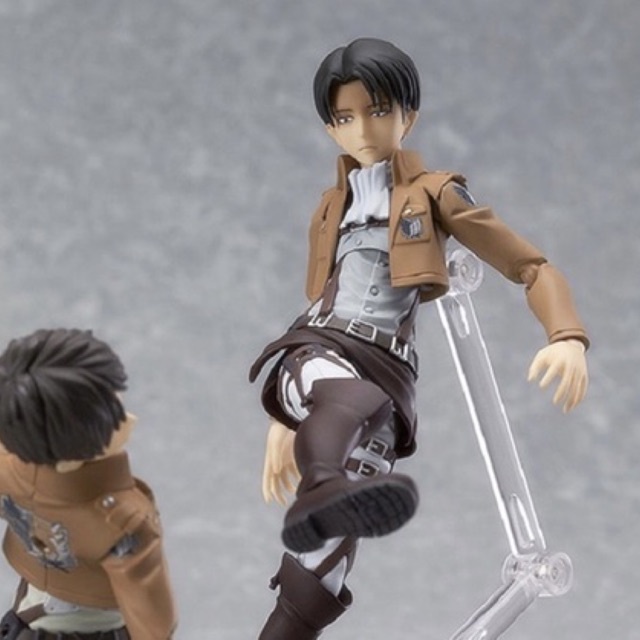 Mô Hình Attack On Titan - Mô Hình LEVI MIKASA EREN (10-15cm) PVC cao cấp có khớp cử động