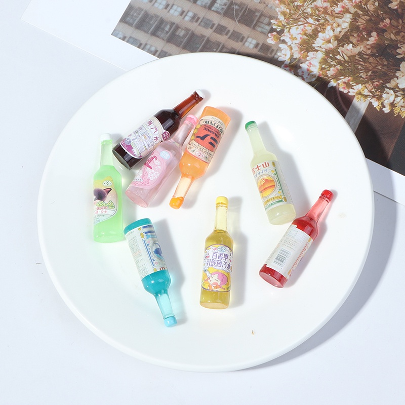 5 Chai nước soda đồ chơi búp bê tỉ lệ 1:12 1:6 độc đáo