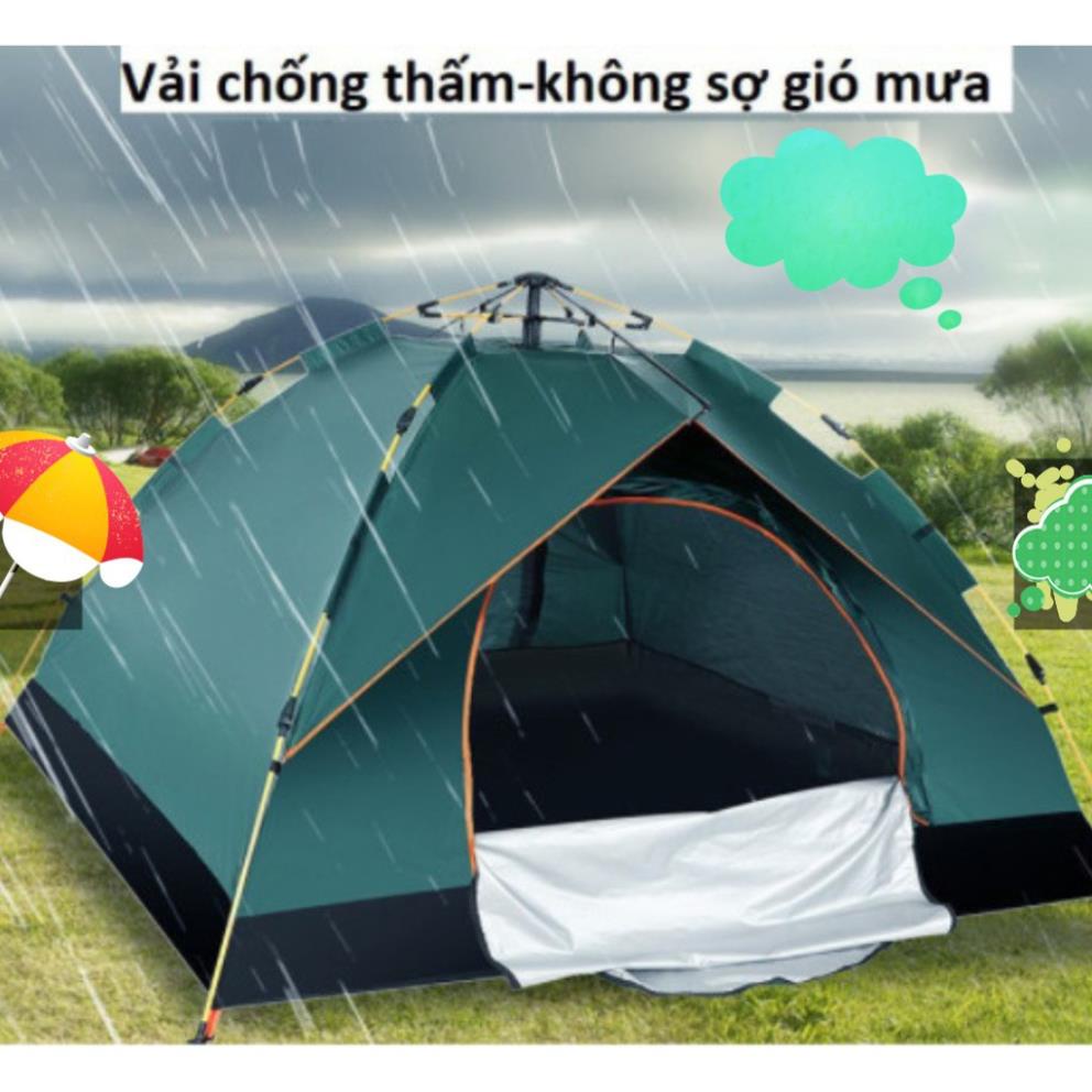 CHUYÊN SỈ &quot;HÓT&quot;Lều cắm trại tự động lều phượt du lịch tự bung dành cho 3-4 người,chống nước,tia bức xạ,thông gió 2 chiều