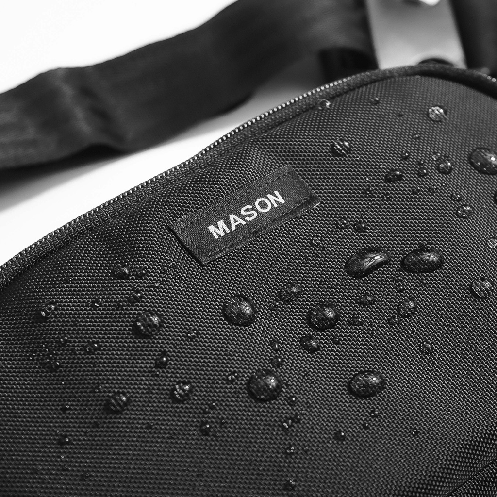 Túi bao tử đeo chéo Bumbag nam nữ unisex vải Polyester Canvas cao cấp chống thấm nước thương hiệu MASON - M25