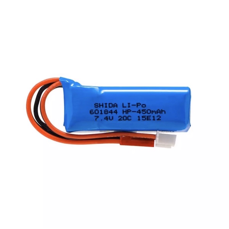 Pin lipo 7.4v 450mAh 20c 2s cho xe oto điều khiển từ xa wltoys k989,k969,k999,p929