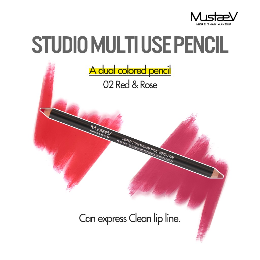 Chì kẻ mắt MUSTAEV Studio Multi Use Pencil cao cấp (2g)