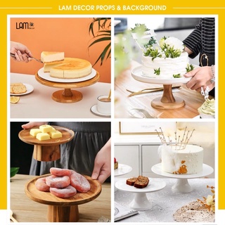 (Tổng Hơp Cake Stand) - Đế đựng bánh phong cách Hàn Quốc ( không nắp)