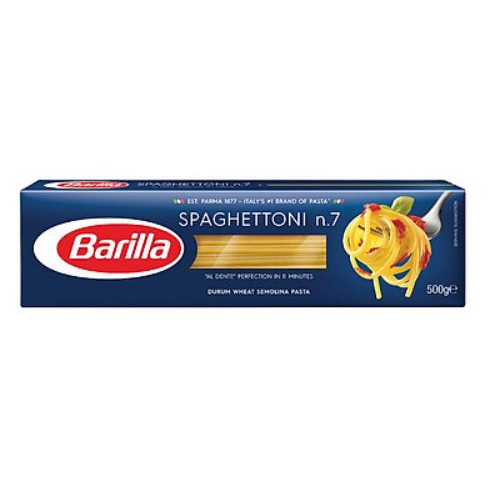 Mỳ Barilla sợi hình ống các cỡ Spaghettoni 500g