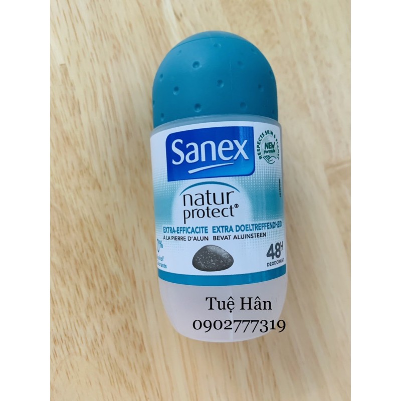 Lăn khử mùi Sanex natur protect không làm vàng áo vùng da dưới cánh tay, khô thoáng suốt cả ngày hàng của Pháp | BigBuy360 - bigbuy360.vn