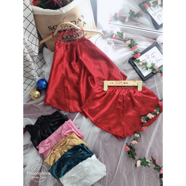 ❤️SIÊU PHẨM HÈ❤️ Đồ Ngủ Sexy mặc nhà,set yếm mặc nhà[ảnh+video thật] | BigBuy360 - bigbuy360.vn