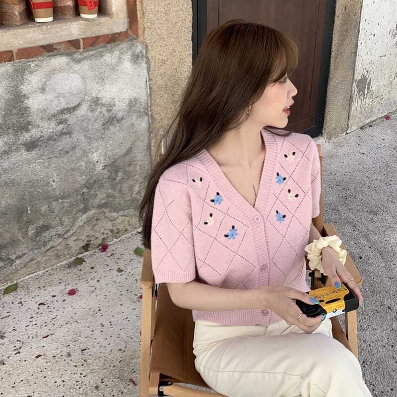 Áo Thun Ngắn Tay Đan Len Cho Nữ JL-TX-288