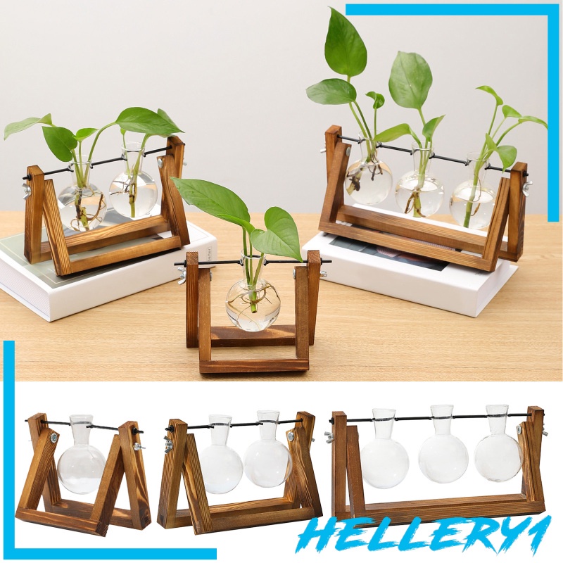 1 Lọ Hoa Thủy Tinh Trong Suốt Hình Bóng Đèn Dùng Trang Trí Nhà Cửa